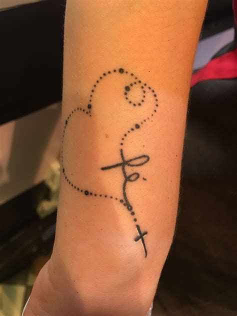 rosary tattoo